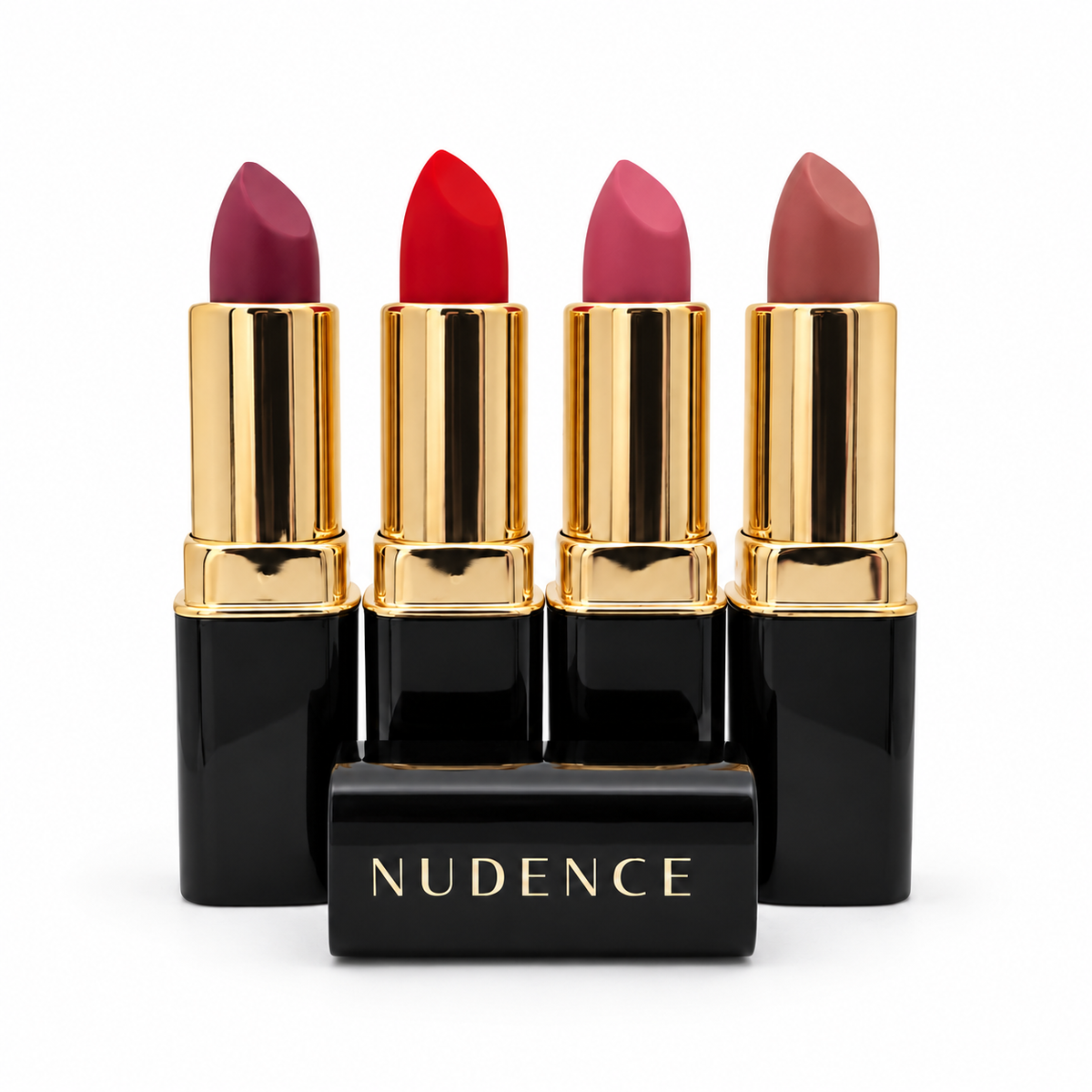 Nudence Kiss Tint Lipstick collection product photograph