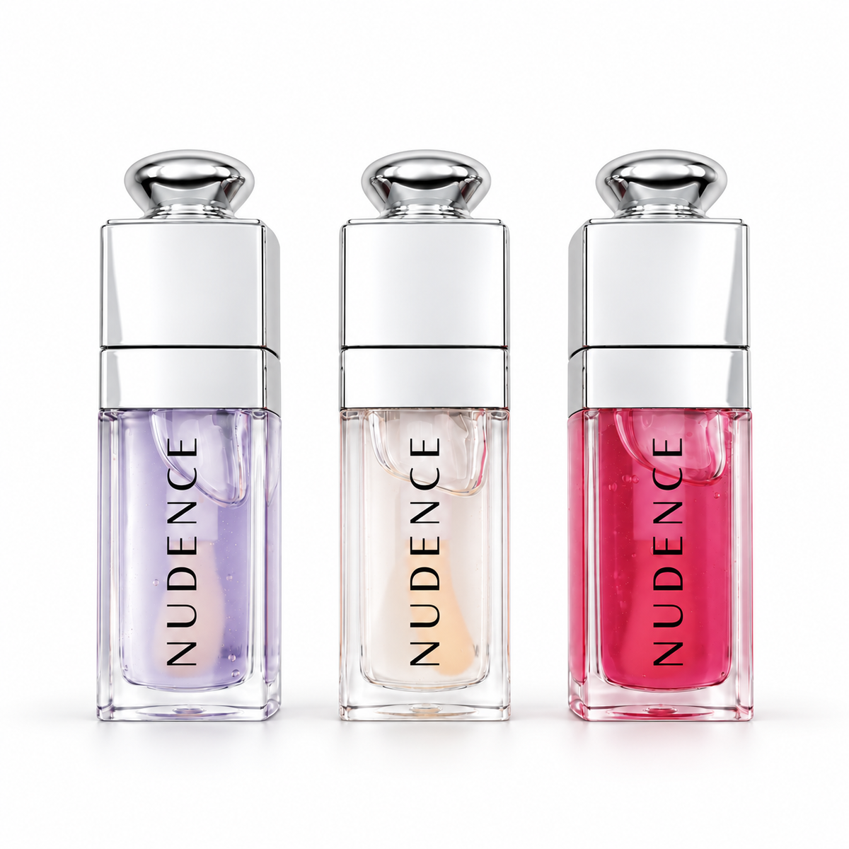 Nudence Peptide Glow Lip Oil collection product photograph